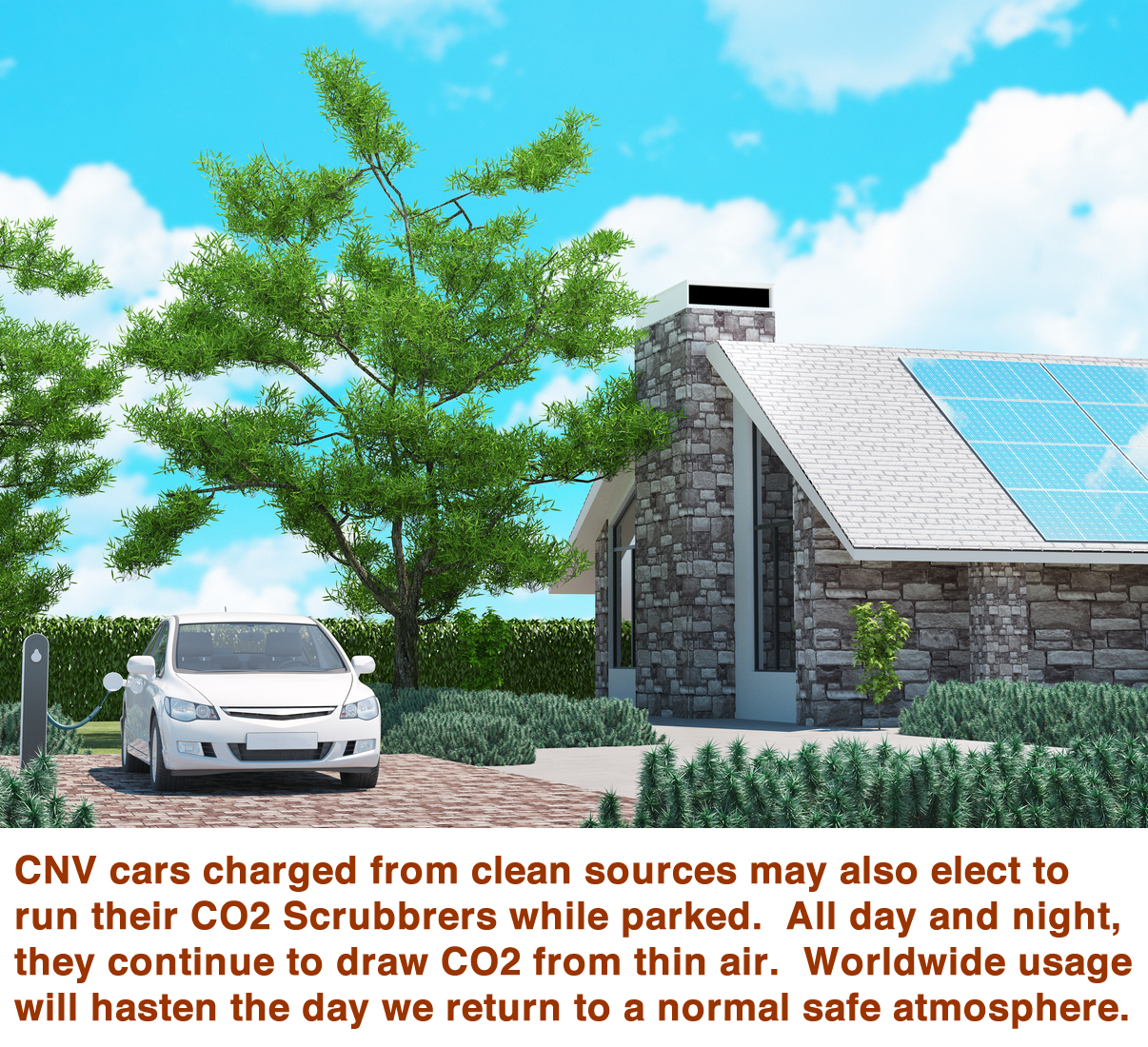 CO2 is removed even when your car is parked.